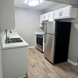 kitchen at Westwood Village Apartments